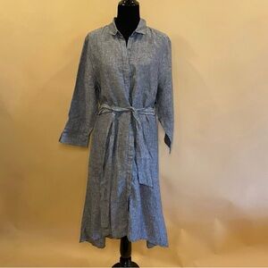 Saks Fifth Avenue Gray High Low Dress